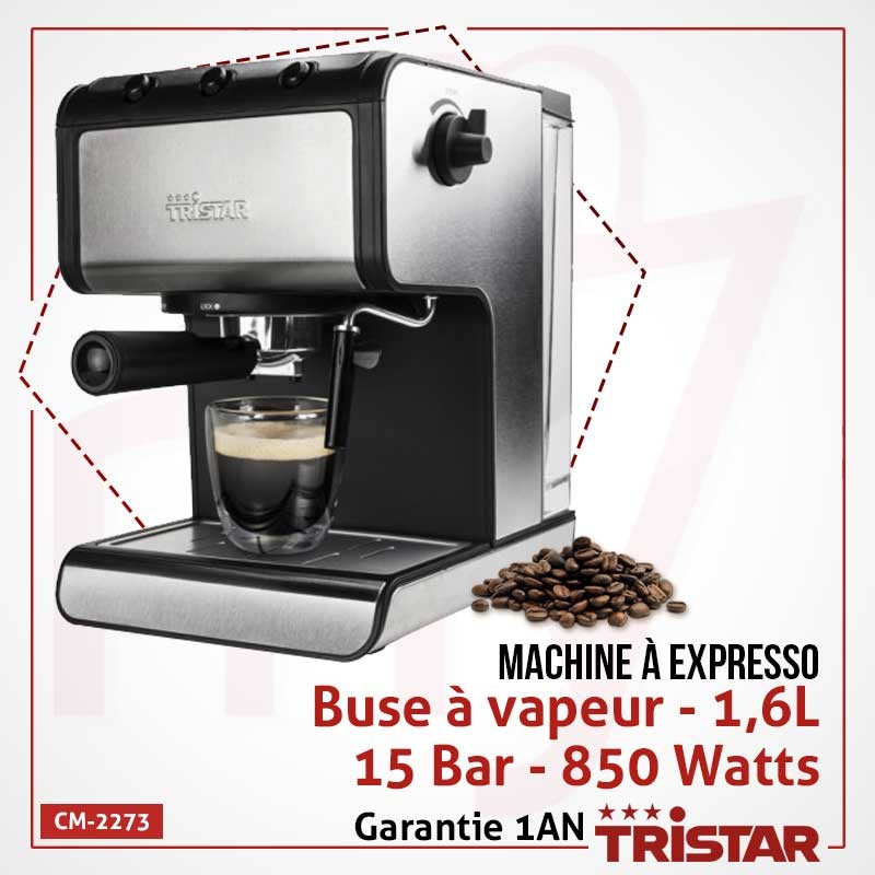 Tristar Machine à expresso 15 bar - 1.4 L - CM-2273 1