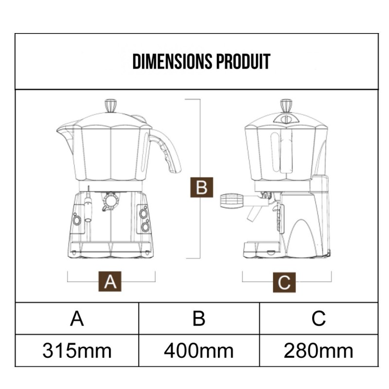 Bialetti CAFETIèRE éLECTRIQUE TRIO - MOKONA 2