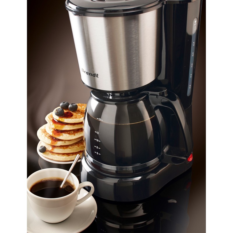 Brandt Cafetière électrique à filtre CAF815X 800W 2