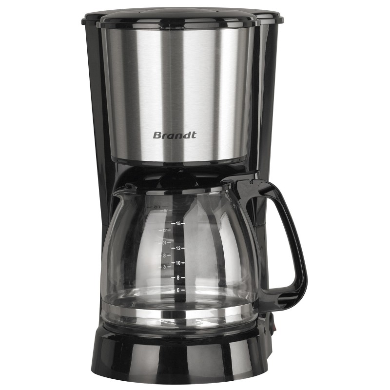 Brandt Cafetière électrique à filtre CAF815X 800W 1