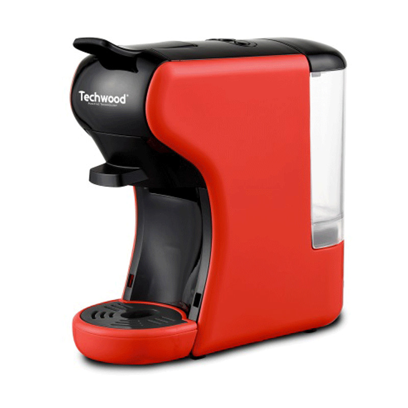 Techwood - MACHINE à CAFé EXPRESSO 2 EN 1 NESPRESSO & DOLCE GUSTO TCA-195N 1450W - ROUGE prix tunisie