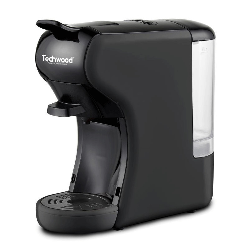 Techwood MACHINE à CAFé EXPRESSO 2 EN 1 NESPRESSO & DOLCE GUSTO TCA-196N 1450W - NOIR