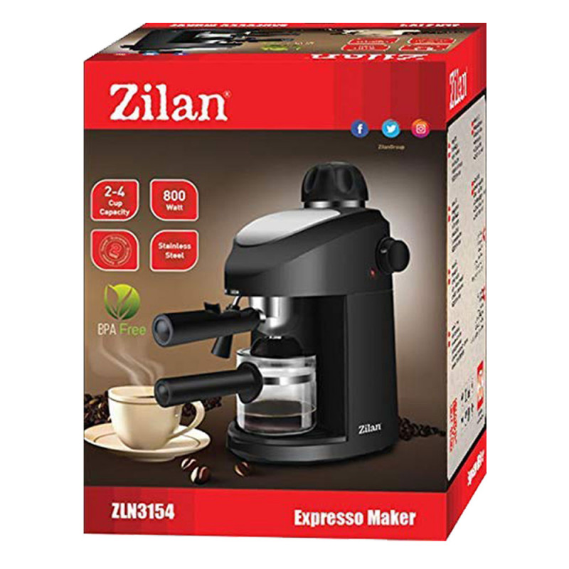 ZILAN MACHINE à CAFé EXPRESSO ZLN3154 800W NOIR 3