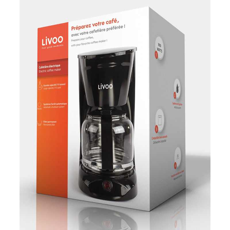 LIVOO CAFETIèRE DOD116 / 15 TASSES 3