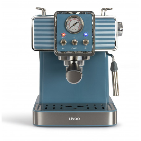 LIVOO MACHINE à CAFé EXPRESSO 1350W BLEU