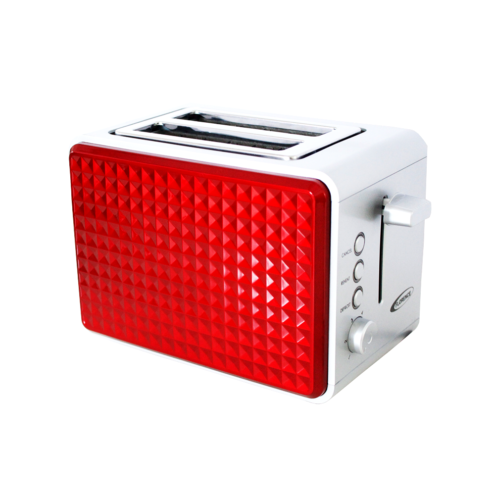 FLORENCE - APPAREIL GRILLE-PAIN 2FENTES 750W TXT-061A ROUGE prix tunisie