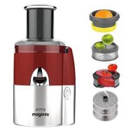 MAGIMIX CENTRIFUGEUSE 400W 18084F - ROUGE & CHROME