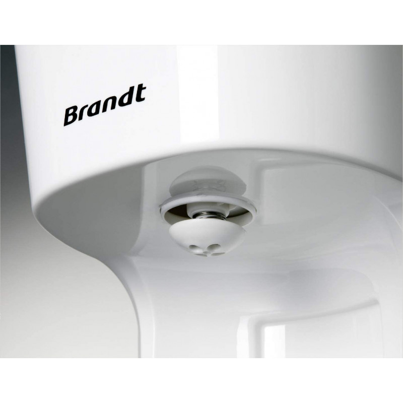 Brandt CAFETIèRE FILTRE CAF1318 / 1000W / 1.8L TASSES / BLANC ET SILVER 2