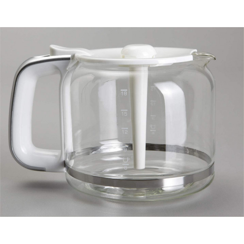 Brandt CAFETIèRE FILTRE CAF1318 / 1000W / 1.8L TASSES / BLANC ET SILVER 3