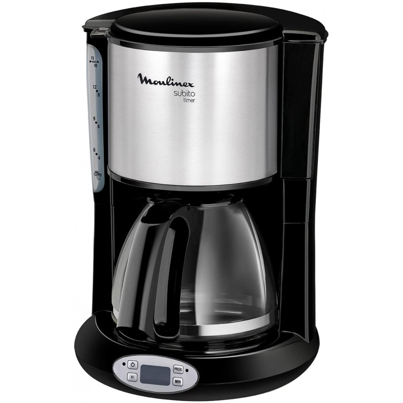 Moulinex CAFETIéRE PROGRAMMABLE SUBITO 1000W NOIR/INOX 1