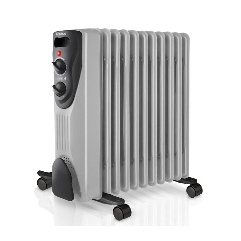 Taurus RADIATEUR à BAIN D'HUILE 2000 W GRIS ET NOIR 1