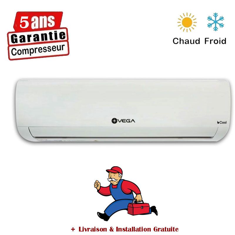 VEGA CLIMATISEUR 9000 BTU CHAUD & FROID  2