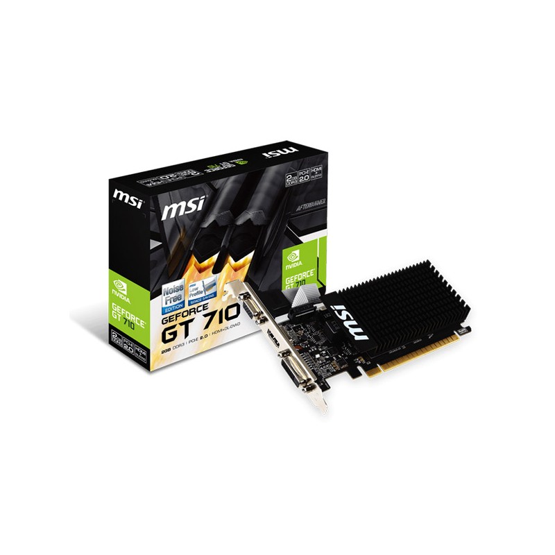 MSI Carte Graphique NVIDIA  GeForce GT 710 2Go 1