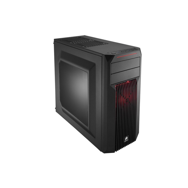CORSAIR Boîtier Pour PC Gamer Carbide SPEC-02 Red LED 1