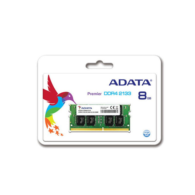 ADATA Barette Mémoire 8Go DDR4 2133Mhz pour PC Portable - AD4S2133W8G15-R 1