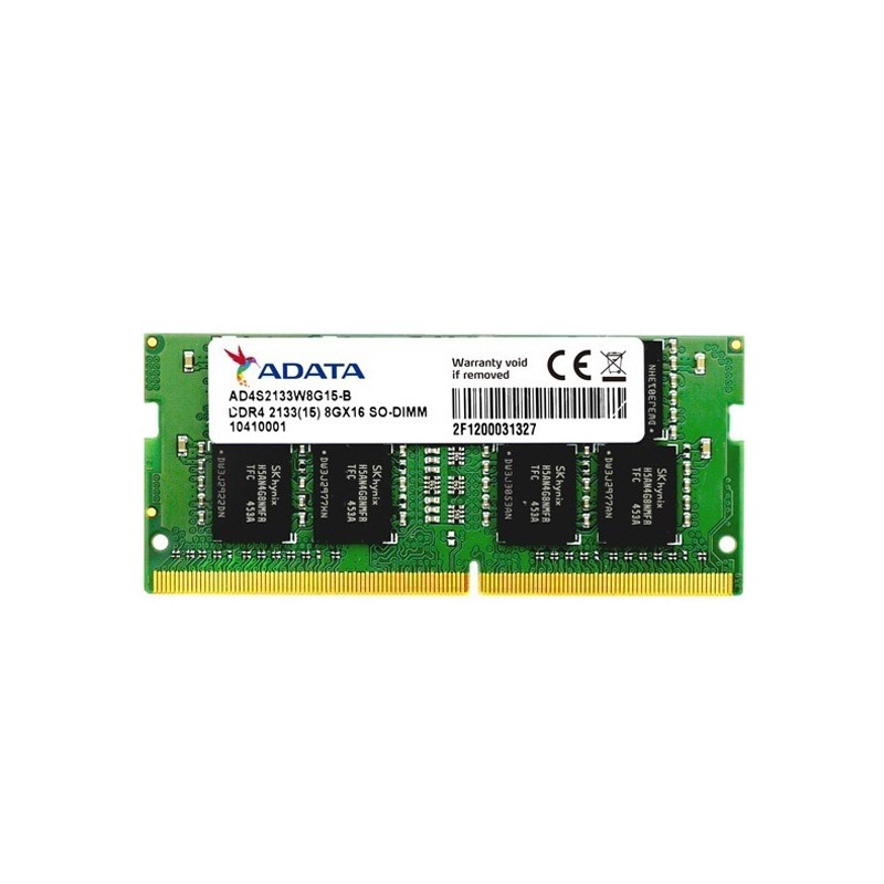 ADATA Barette Mémoire 8Go DDR4 2133Mhz pour PC Portable - AD4S2133W8G15-R 2