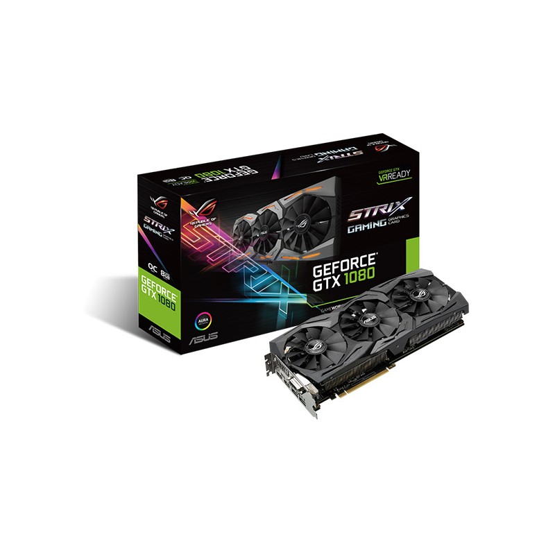 ASUS Carte Graphique Gamer STRIX GTX 1080 8GO 1