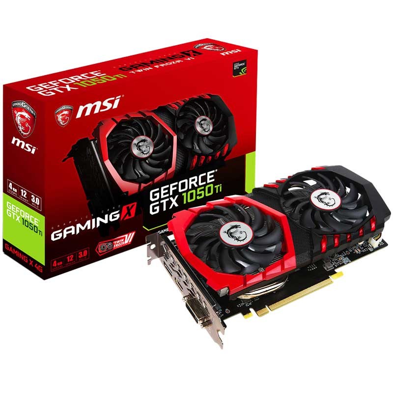 MSI Carte graphique geforce gtx 1050 ti gaming x 4g 1