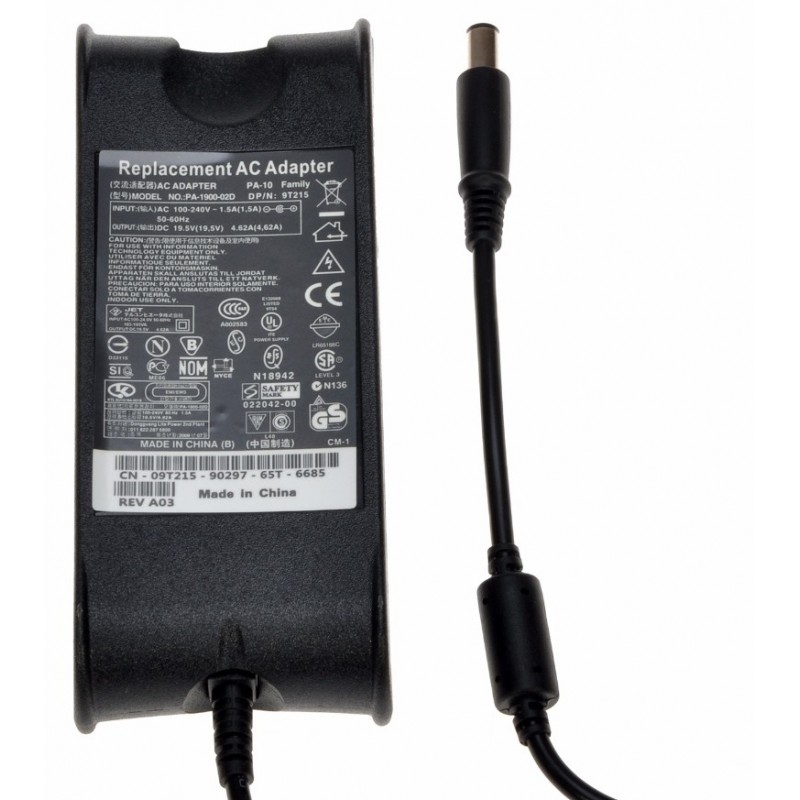 DELL CHARGEUR POUR PC PORTABLE 19.5V / 4.62A 2