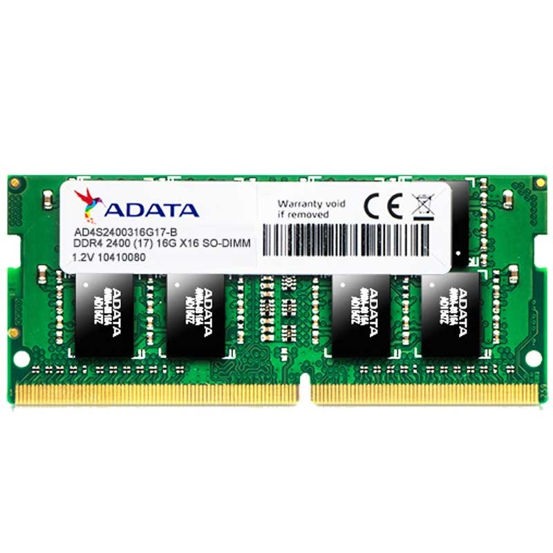 ADATA BARRETTE MéMOIRE 8GO DDR4 2400 MHZ POUR PC PORTABLE AD4S240038G17