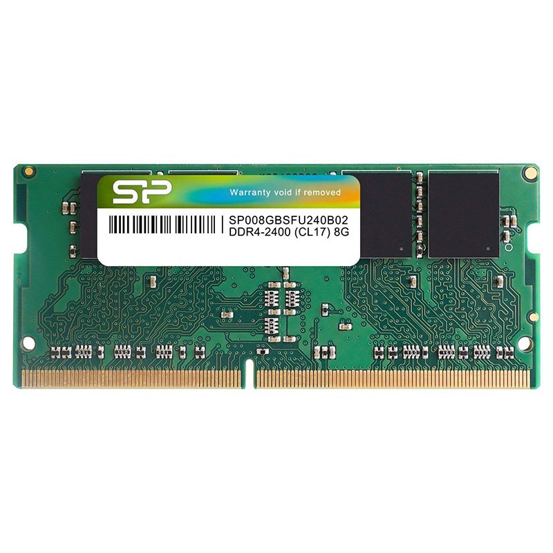 SILICON POWER BARRETTE MéMOIRE 8 GO DDR4 POUR PC PORTABLE SP008GBSFU240B02