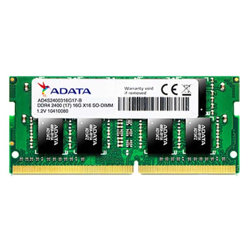 ADATA BARRETTE MéMOIRE 4GO DDR4 2400 MHZ POUR PC PORTABLE AD4S2400J4G17-R