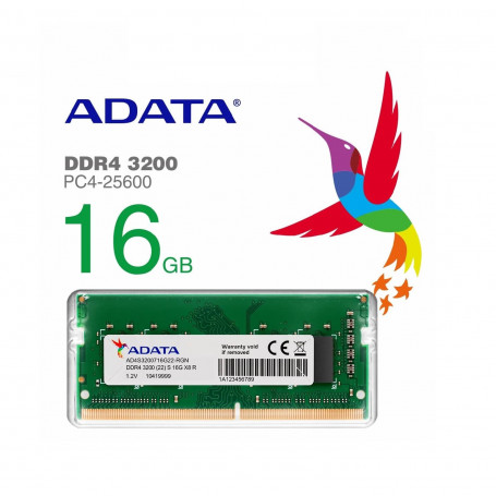 ADATA BARRETTE MéMOIRE PC PORTABLE 16GO DDR4 SO-DIMM au meilleur prix en  Tunisie sur