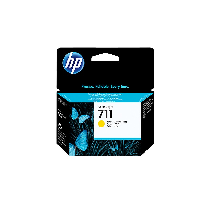 HP 711 Jaune - CZ132A 1