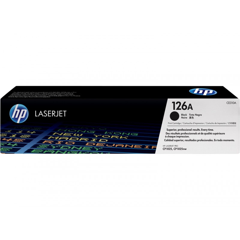 HP 126A Noir authentique - CE310A 1