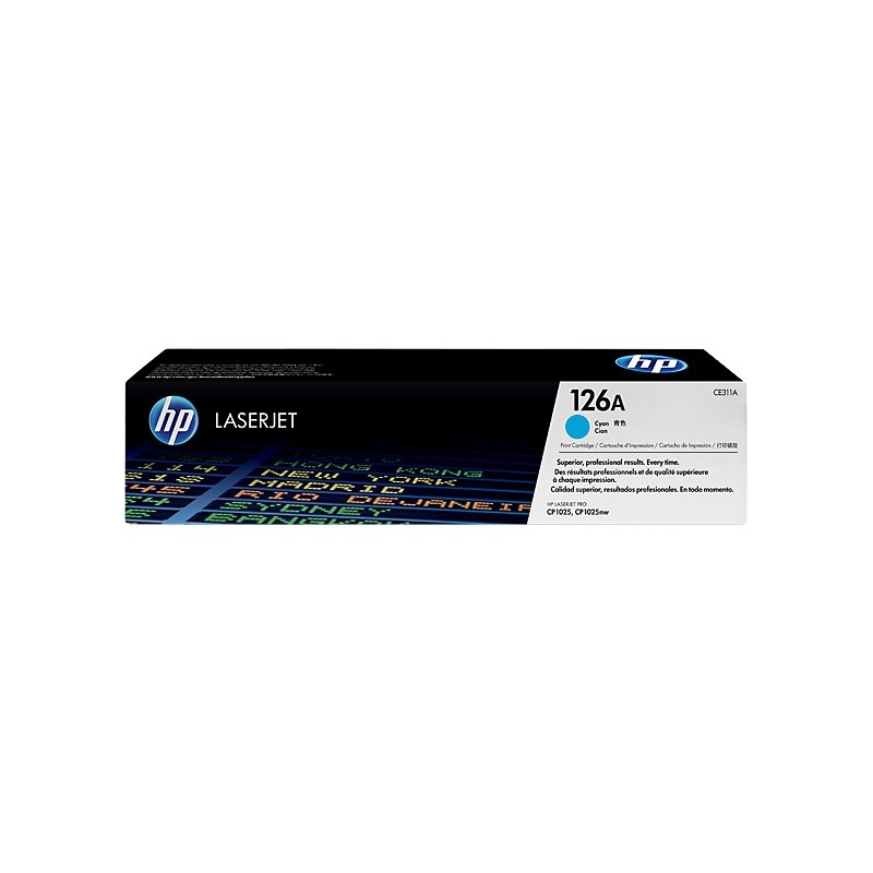 HP 126A LaserJet Cyan Authentique - CE311A