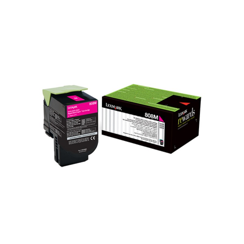 LEXMARK 808M Magenta Origine 80C80M0 1