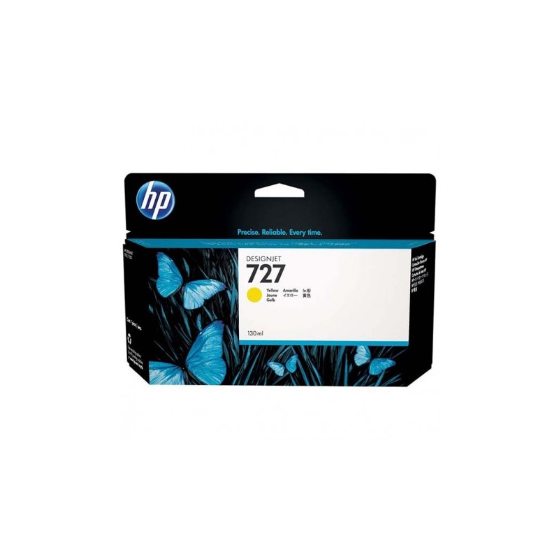 HP Cartouche d'encre DesignJet 727 Original 130 ml Jaune