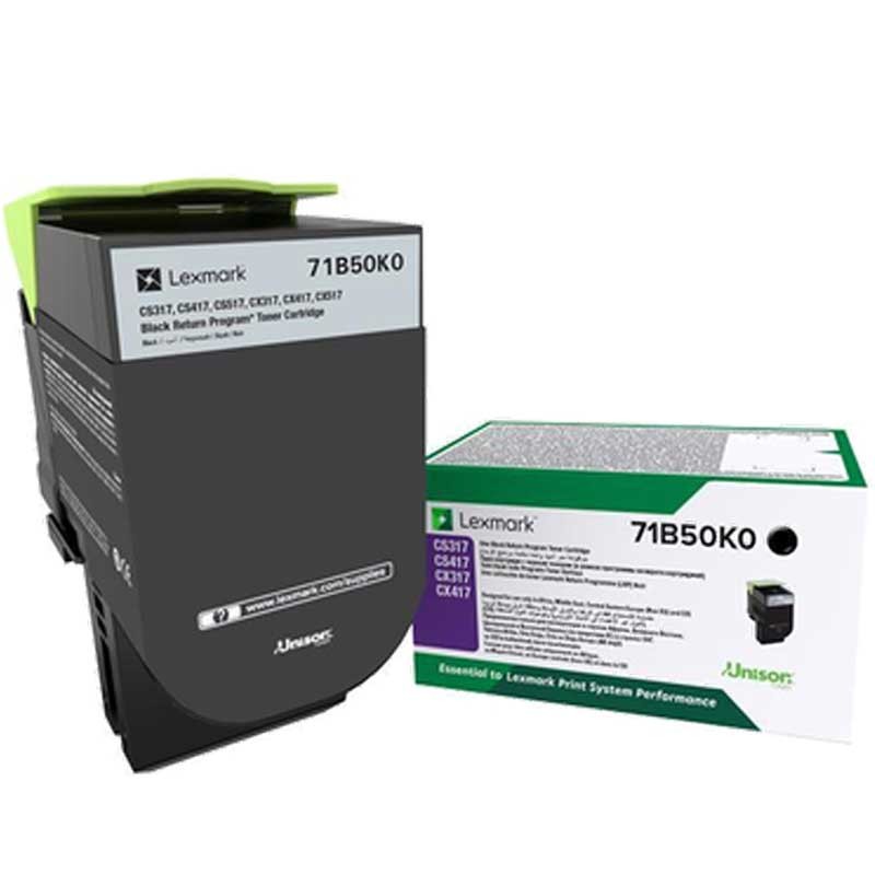 LEXMARK Toner Laser 71B50K0 Noir - 3000P