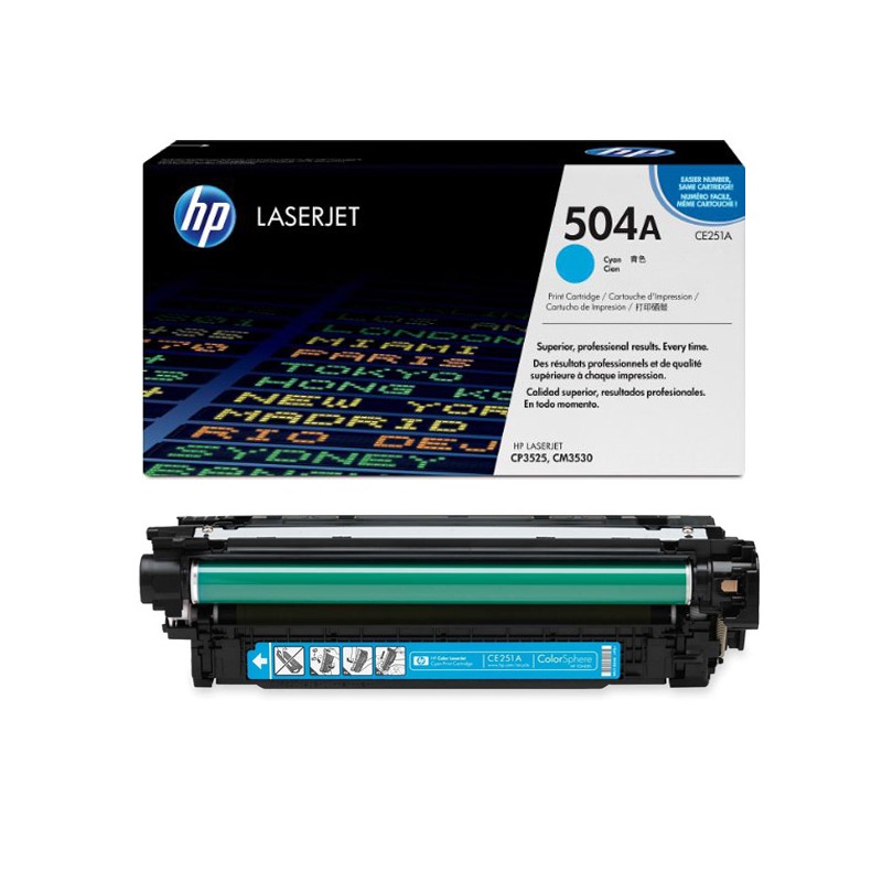 HP Toner LaserJet 504A Cyan