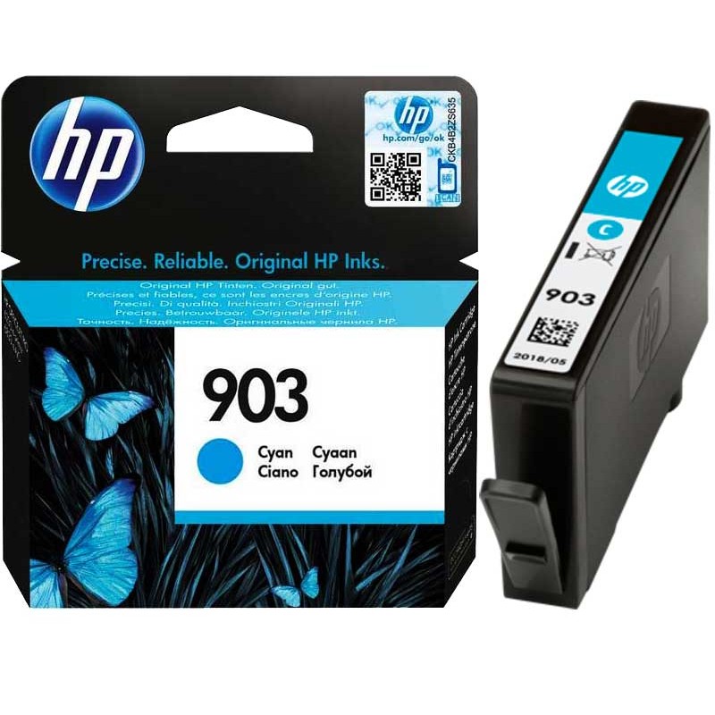 HP Cartouche D'encre 903 Cyan - 315 pages (T6L87AE) 1