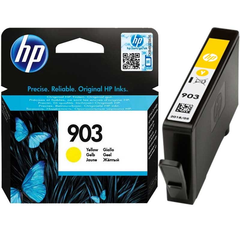 HP Cartouche D'encre 903 Jaune - 315 pages (T6L95AE) 1