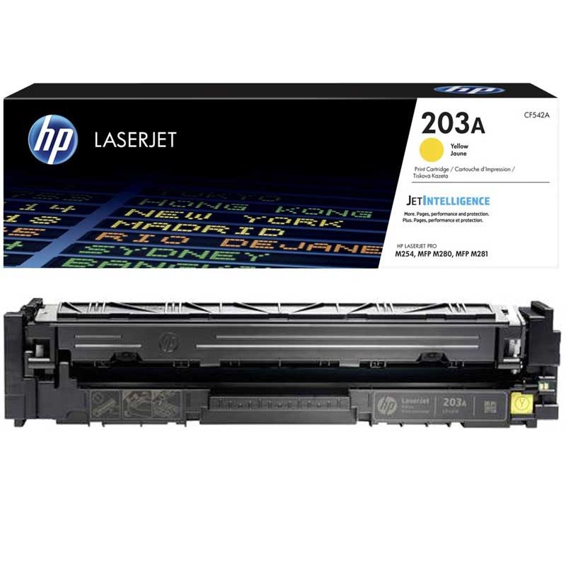 HP Toner laserjet 203a jaune - 1300 pages 1