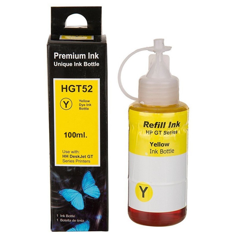 HP Bouteille d'encre hgt52 / 100 ml / jaune 1