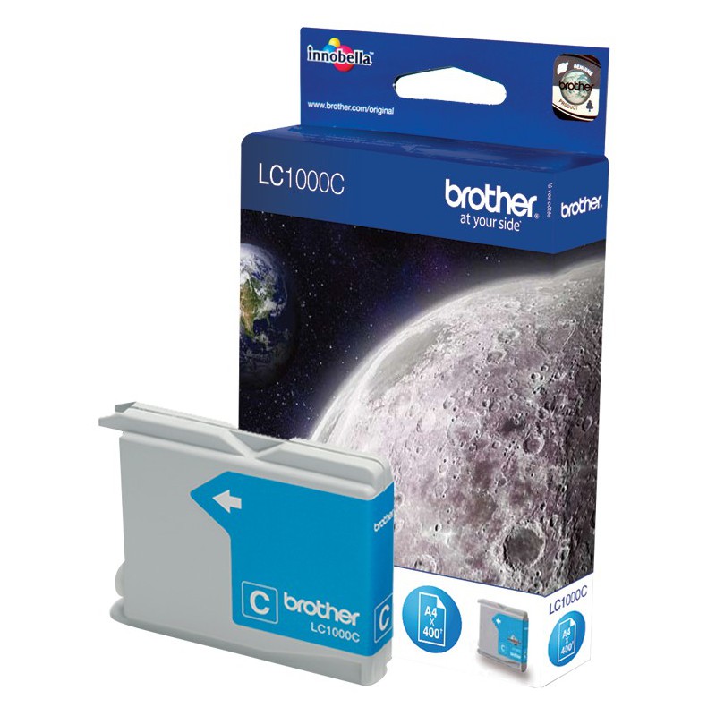 BROTHER Cartouche jet d'encre originale lc1000c / cyan