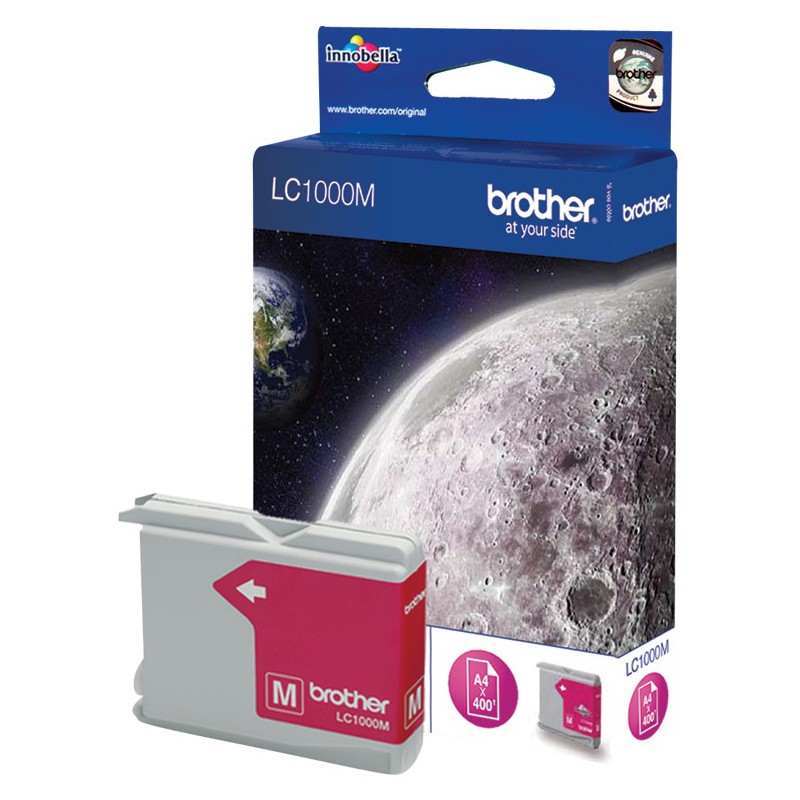 BROTHER Cartouche jet d'encre originale lc1000m / magenta