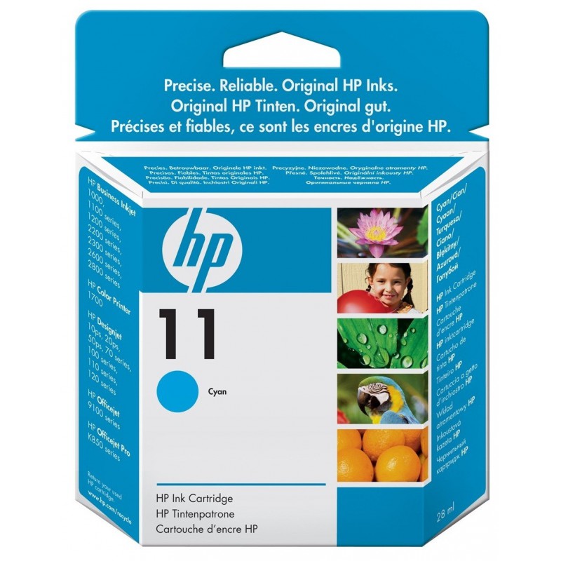 HP Cartouche d'encre cyan 11 originale 1