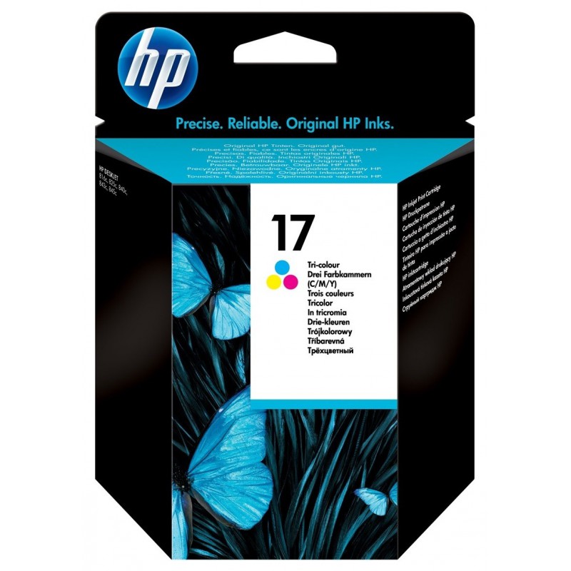 HP Cartouche d'encre trois couleurs authentique 17