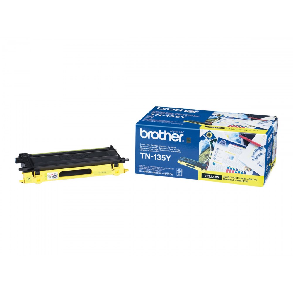 BROTHER TONER JAUNE TN135Y 4000P 1