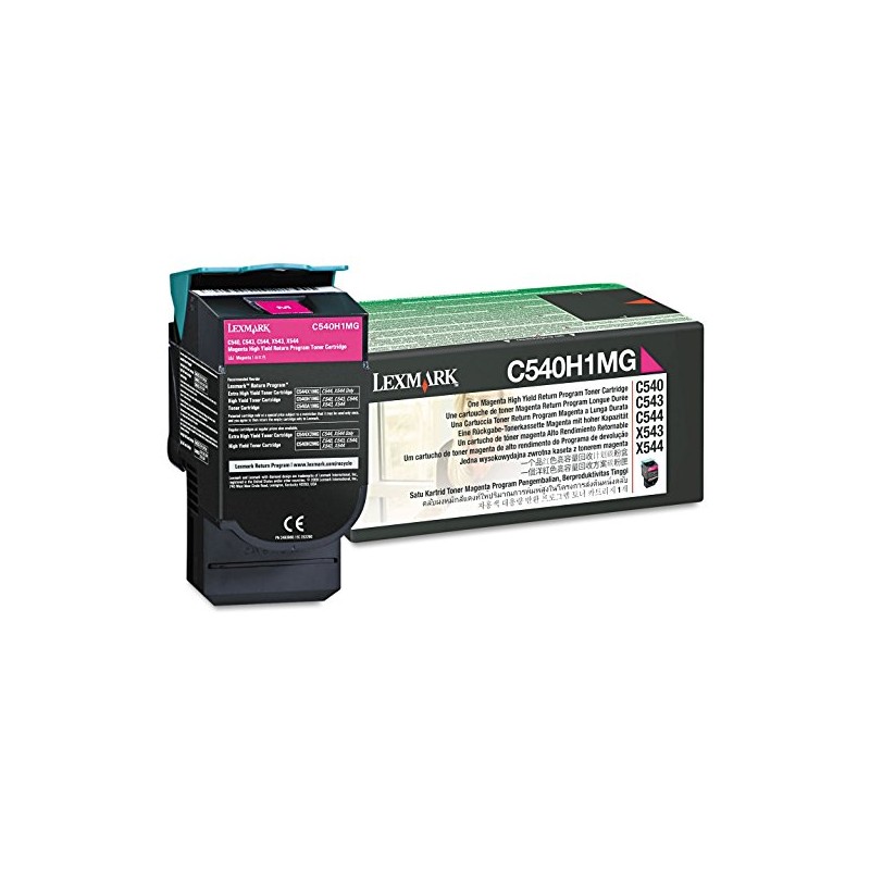 LEXMARK TONER ORIGINAL C540H1MG MAGENTA  1