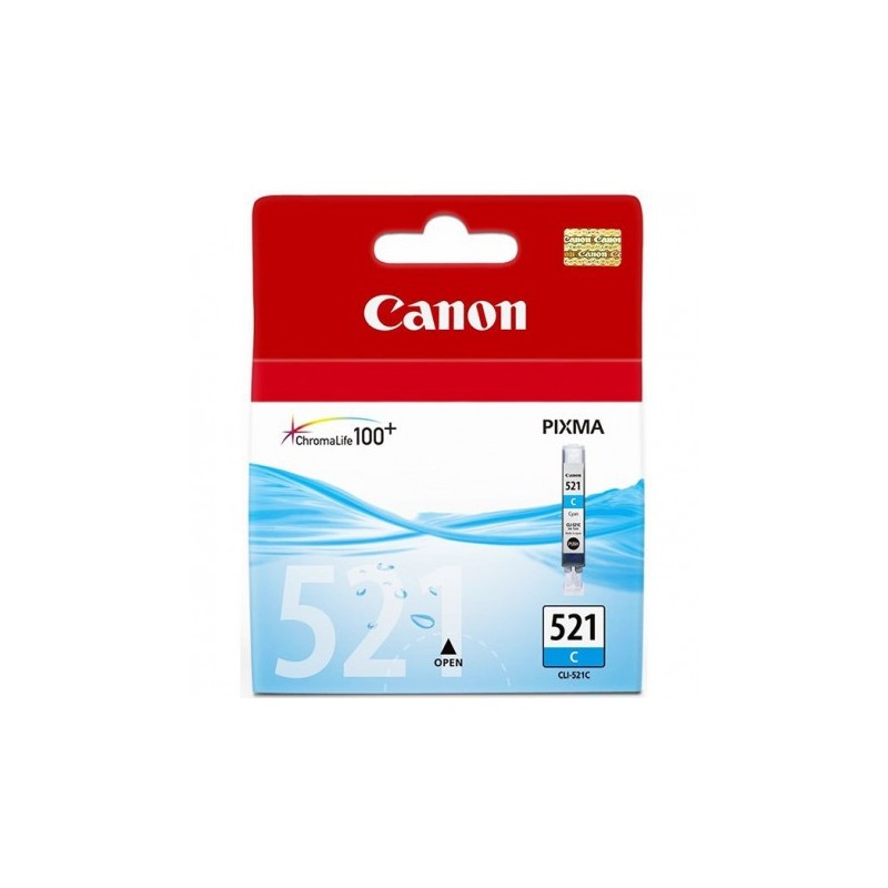 CANON CARTOUCHE D'ENCRE CYAN CLI-521C 2