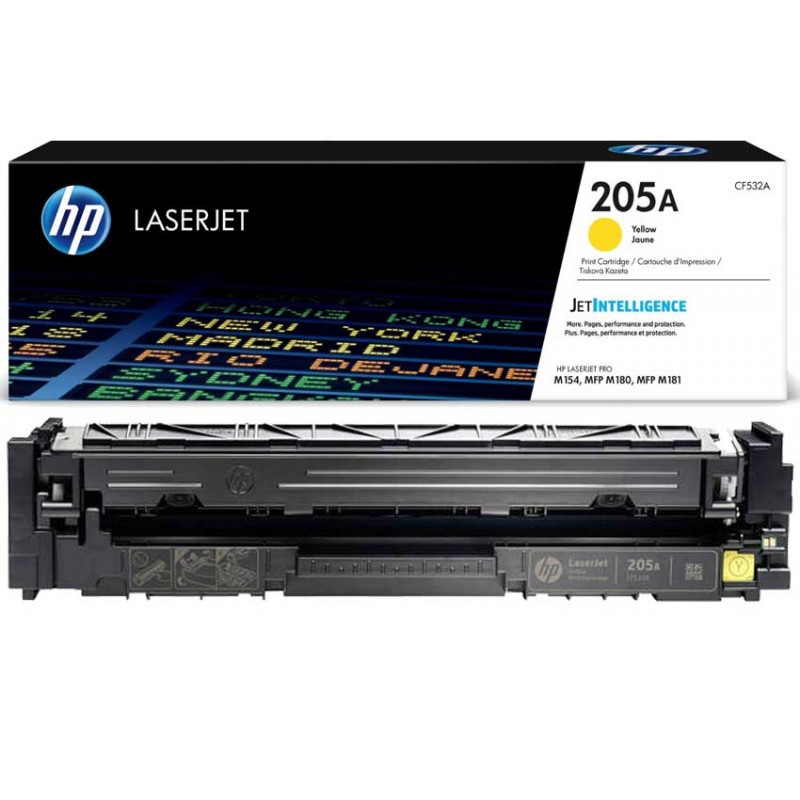 HP TONER D'ORIGINE 205A JAUNE