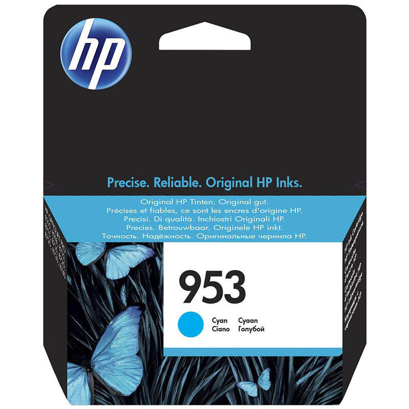 HP CARTOUCHE D'ENCRE ORIGINAL 953 CYAN (F6U12AE)