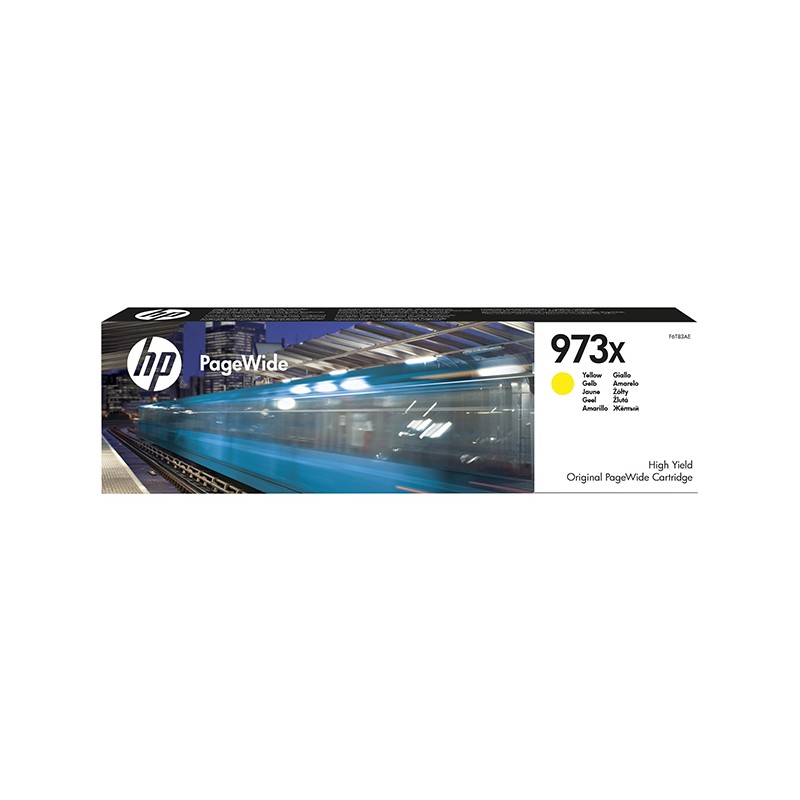 HP 973X PageWide JAUNE - F6T83AE