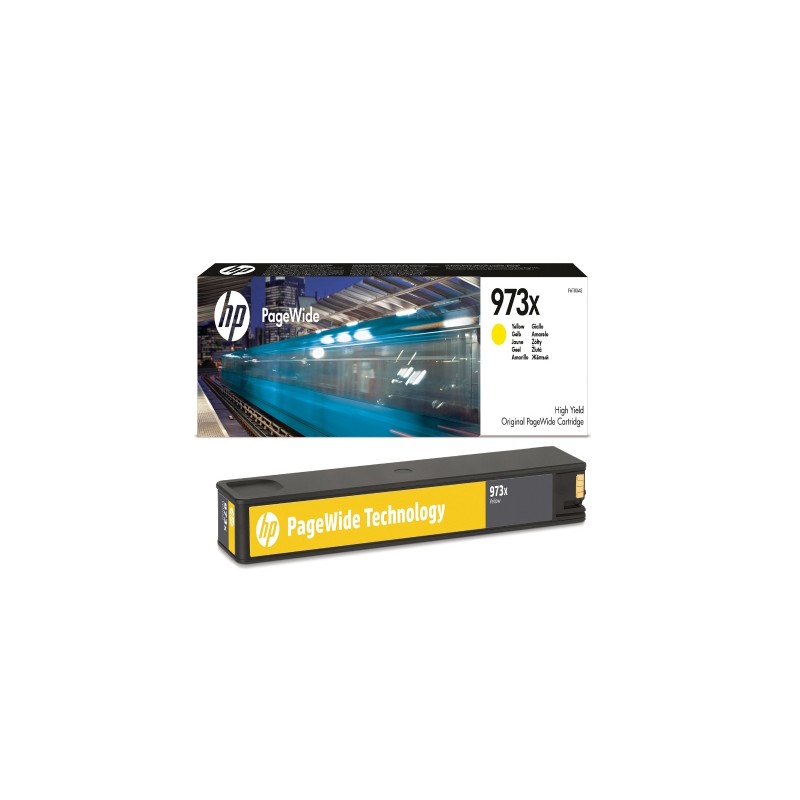 HP 973X PageWide JAUNE - F6T83AE 2