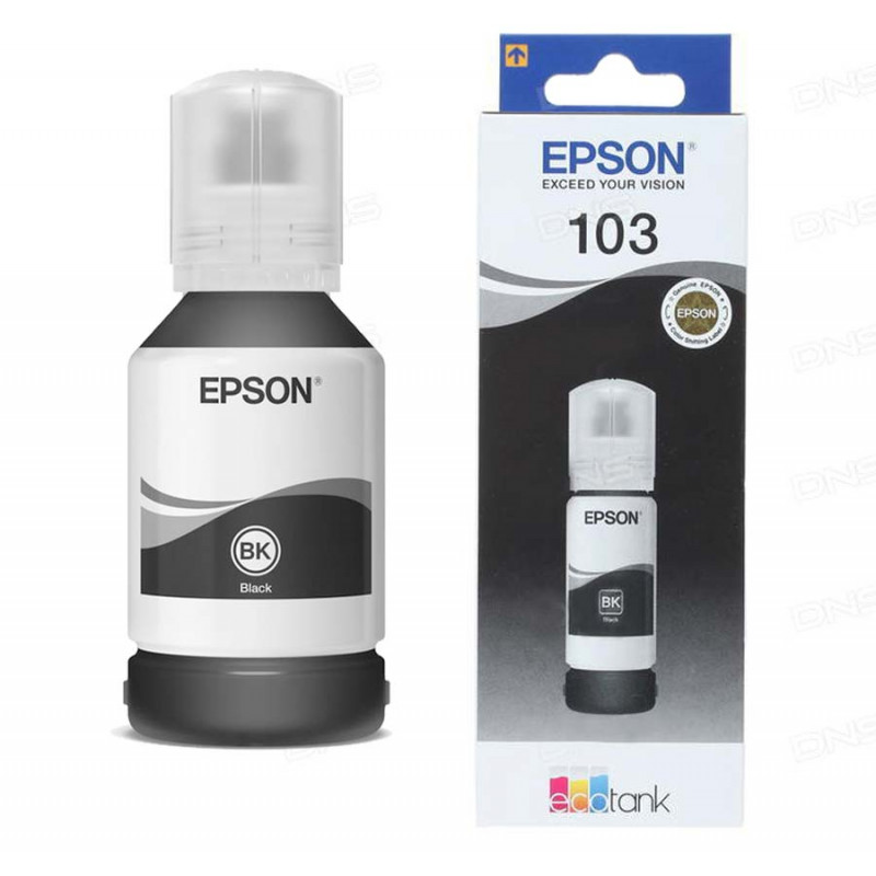 EPSON BOUTEILLE D'ENCRE ORIGINAL ECOTANK 103 - NOIR (C13T00S14A) 2